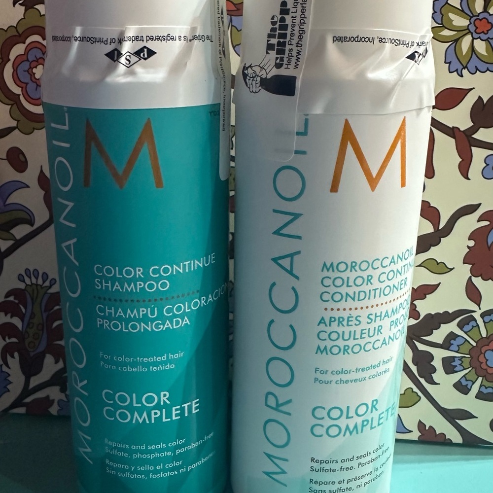 Moroccanoil Teal Color Complete Shampoo and Conditioner FULL SIZE